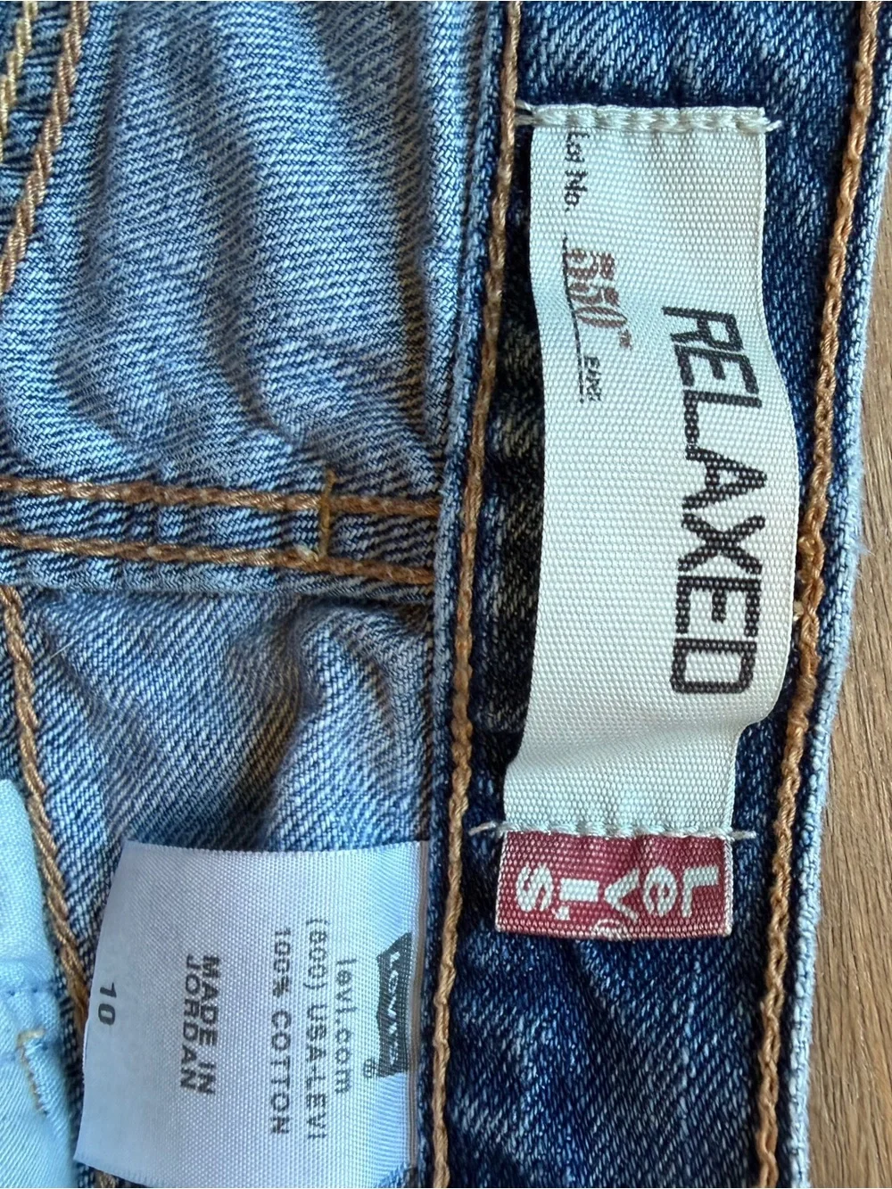 Levi's Blue Denim Jean Shorts